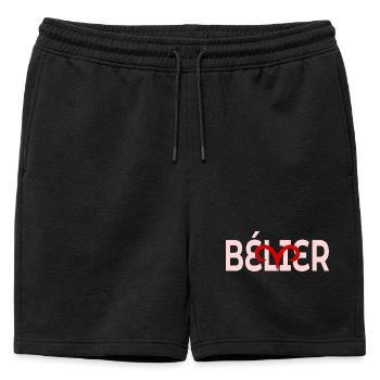 Bélier - Short de survêtement homme premium - noir - Devant - AI Model Male 178 light (178cm)