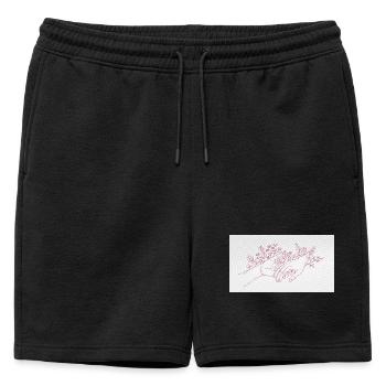 Main du Protecteur - Short de survêtement homme premium - noir - Devant - AI Model Male 178 light (178cm)