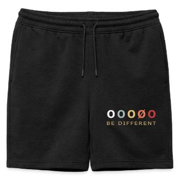 Ø être différent Danemark Pride Norvège Rétro - Short de survêtement homme premium - noir - Devant - AI Model Male 178 light (178cm)