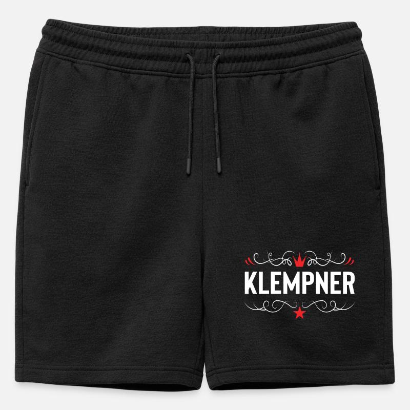 Klempner Beruf - Männer Premium Organic Sweatshorts - Schwarz