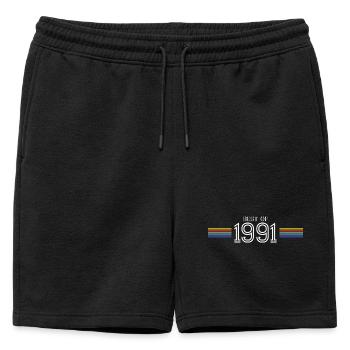 Best Of 1991 T-Shirt Cadeau Humour - Short de survêtement homme premium - noir - Devant - AI Model Male 178 light (178cm)