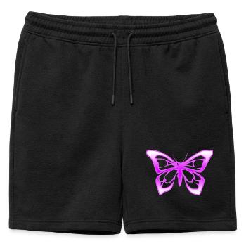 Papillon - Short de survêtement homme premium - noir - Devant - AI Model Male 178 light (178cm)