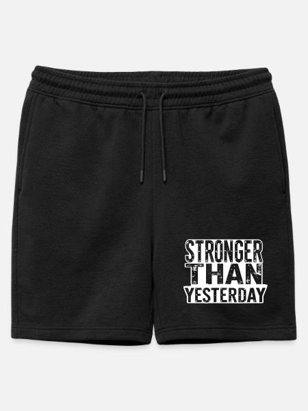Conception renforcée - Short de survêtement homme premium - noir