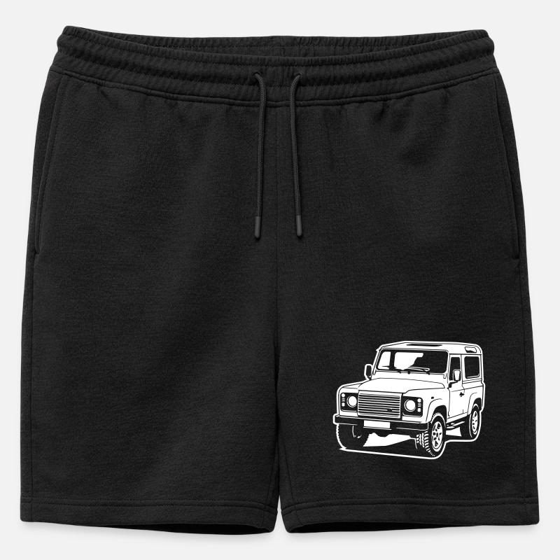 Defender (Difference Image) - Mens' Premium Organic Sweatshorts - black