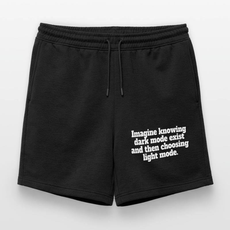 Le mode sombre existe Programmeur IT Nerd Coder Office Short de survêtement homme premium
