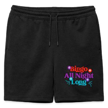 Bingo Bingo Bingo toute la nuit Bingo - Short de survêtement homme premium - noir - Devant - AI Model Male 178 light (178cm)