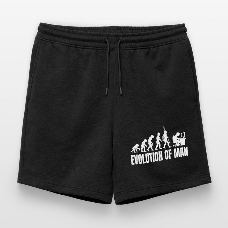 Programmeur Computer Freak Evolution Rétro Short de survêtement homme premium
