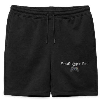 La passion du jeu - Short de survêtement homme premium - noir - Devant - AI Model Male 178 light (178cm)