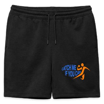 Handball | Attrape-moi - Short de survêtement homme premium - noir - Devant - AI Model Male 178 light (178cm)