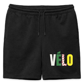 Cadeau Cycliste T-shirt Maillot Vélo Humour - Short de survêtement homme premium - noir - Devant - AI Model Male 178 light (178cm)