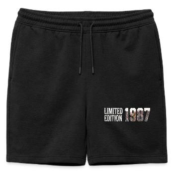 Limited Edition 1987 Tattoo Chinesischer Drache - Männer Premium Organic Sweatshorts - Schwarz - Vorne - AI Model Male 178 light (178cm)