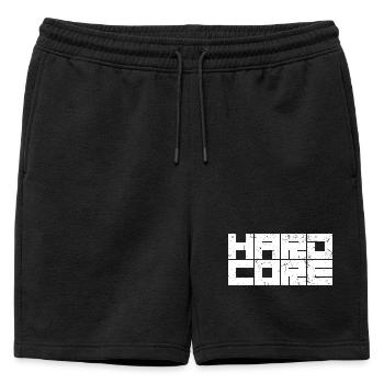 Hardcore - Short de survêtement homme premium - noir - Devant - AI Model Male 178 light (178cm)