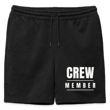 Membre de l’équipe Bold Team Équipe Événement Groupe d’Événement - Short de survêtement homme premium - noir - Devant - AI Model Male 178 light (178cm)