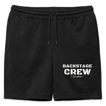 Équipe de Backstage Événement de l’équipe de concert All Areas - Short de survêtement homme premium - noir - Devant - AI Model Male 178 light (178cm)
