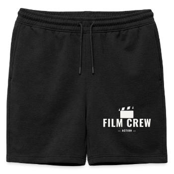Équipe de tournage Action Réalisateur Équipe Production du film - Short de survêtement homme premium - noir - Devant - AI Model Male 178 light (178cm)