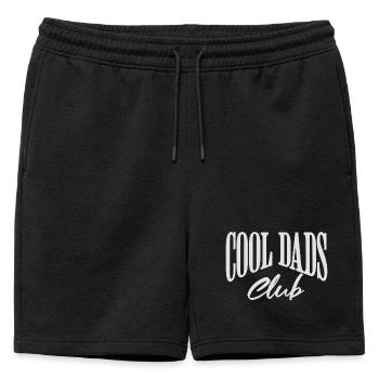 Cool Dads Club Logo - Short de survêtement homme premium - noir - Devant - AI Model Male 178 light (178cm)