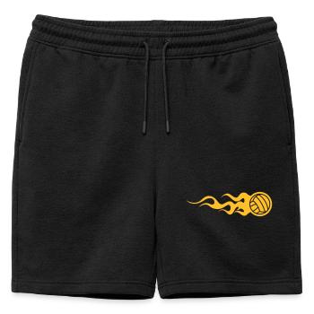 Volleyball - Short de survêtement homme premium - noir - Devant - AI Model Male 178 light (178cm)