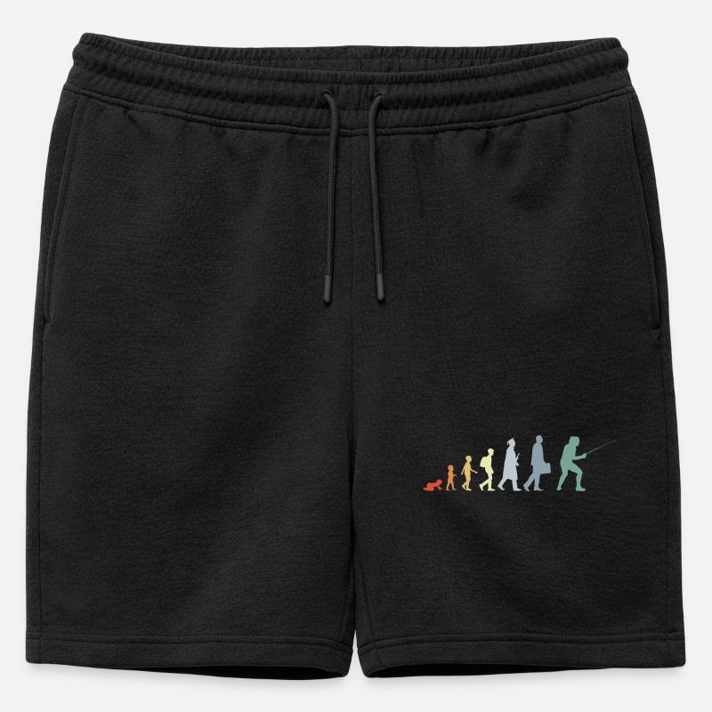 Fechter Evolution - Männer Premium Organic Sweatshorts - Schwarz