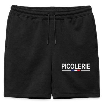 National Drink Humor Aperitif Gendarmerie Gendarme - Mens' Premium Organic Sweatshorts - black - Front - AI Model Male 178 light (178cm)