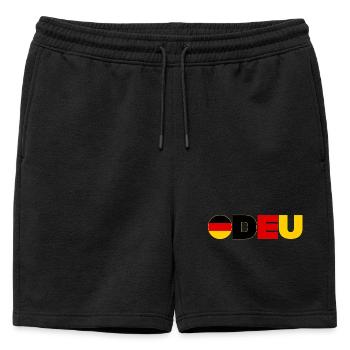 Allemagne - Short de survêtement homme premium - noir - Devant - AI Model Male 178 light (178cm)