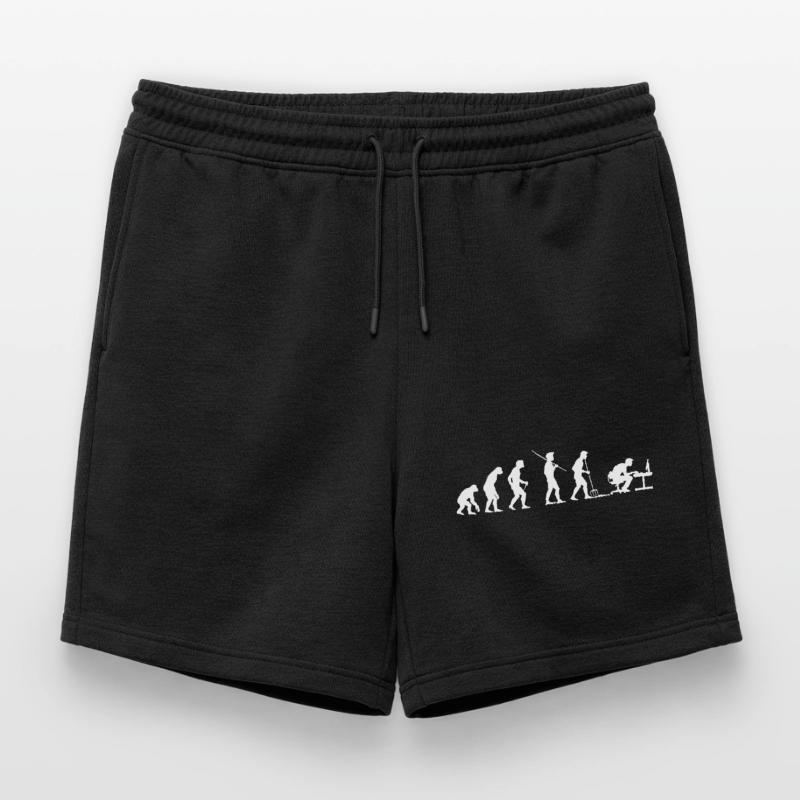 Evolution Programmierer Computerfreak Männer Premium Organic Sweatshorts