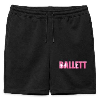 Ballet Danse Ballet Danseur Ballerine Cadeau - Short de survêtement homme premium - noir - Devant - AI Model Male 178 light (178cm)