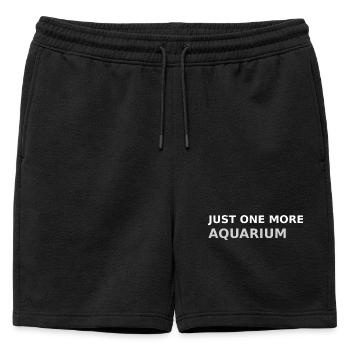 Il ne reste qu’un aquarium - Short de survêtement homme premium - noir - Devant - AI Model Male 178 light (178cm)