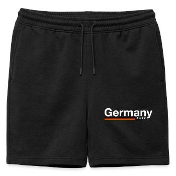 Allemagne - Short de survêtement homme premium - noir - Devant - AI Model Male 178 light (178cm)