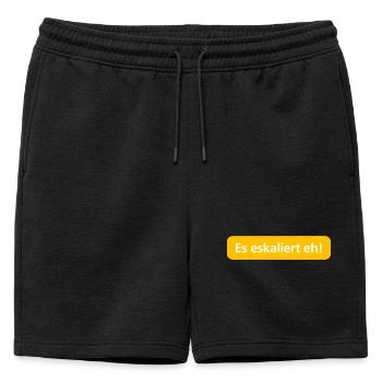 Ça s’intensifie de toute façon ! - Short de survêtement homme premium - noir - Devant - AI Model Male 178 light (178cm)