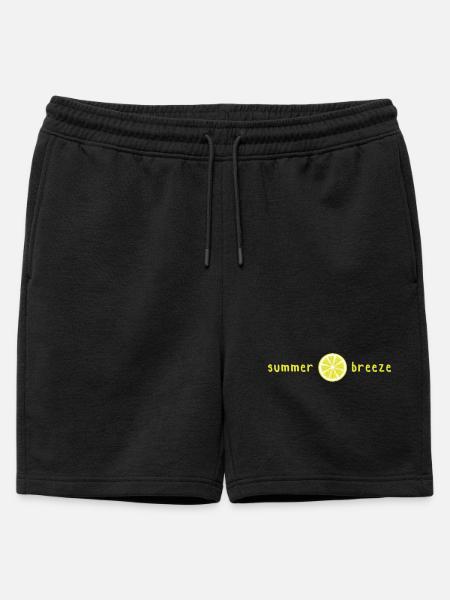 Summer Breeze - Männer Premium Organic Sweatshorts - Schwarz