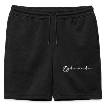 Baseball ECG Batte de baseball - Short de survêtement homme premium - noir - Devant - AI Model Male 178 light (178cm)