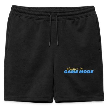 TOUJOURS EN MODE JEU - Short de survêtement homme premium - noir - Devant - AI Model Male 178 light (178cm)
