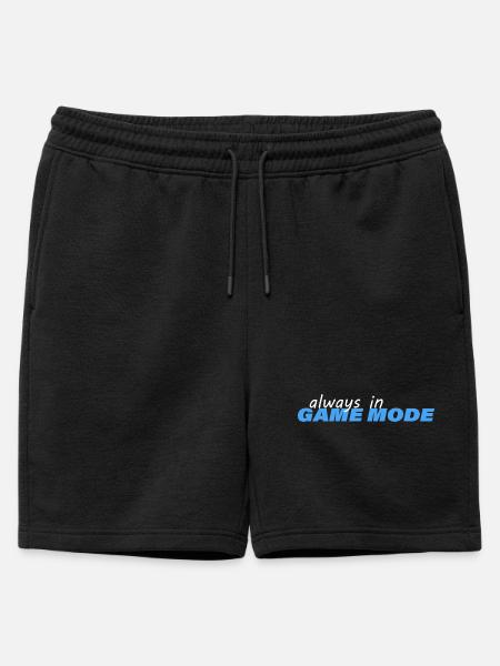ALWAYS IN GAME MODE - Männer Premium Organic Sweatshorts - Schwarz