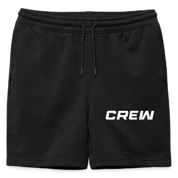équipage - Short de survêtement homme premium - noir - Devant - AI Model Male 178 light (178cm)