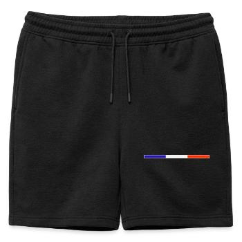 Rectangle 1 - Short de survêtement homme premium - noir - Devant - AI Model Male 178 light (178cm)