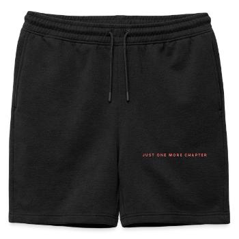 Juste un chapitre de plus - Short de survêtement homme premium - noir - Devant - AI Model Male 178 light (178cm)