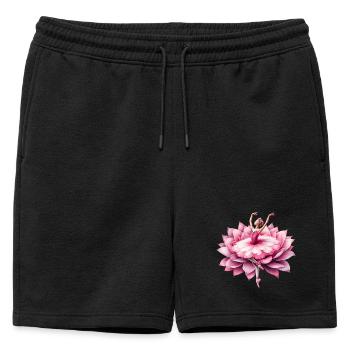 Balletttänzerin mit Tutu - Männer Premium Organic Sweatshorts - Schwarz - Vorne - AI Model Male 178 light (178cm)