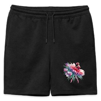 Danseuse de ballet avec tutu - Short de survêtement homme premium - noir - Devant - AI Model Male 178 light (178cm)