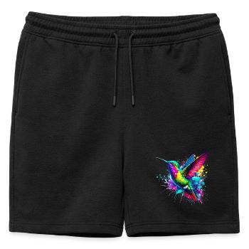 Colibri - Short de survêtement homme premium - noir - Devant - AI Model Male 178 light (178cm)