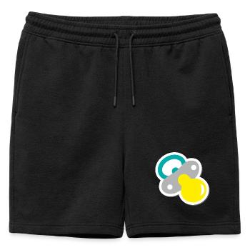 Sucette - Short de survêtement homme premium - noir - Devant - AI Model Male 178 light (178cm)