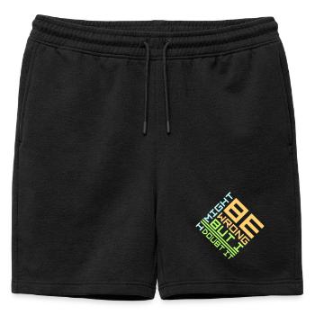 Je peux me tromper mais j’en doute. Drôle. Sarcastique. - Short de survêtement homme premium - noir - Devant - AI Model Male 178 light (178cm)