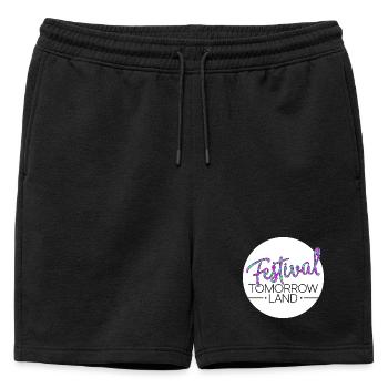 Tomorrowland Festival - Short de survêtement homme premium - noir - Devant - AI Model Male 178 light (178cm)