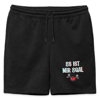 Je m’en fous Cool Dire Attitude Relax Chill - Short de survêtement homme premium - noir - Devant - AI Model Male 178 light (178cm)