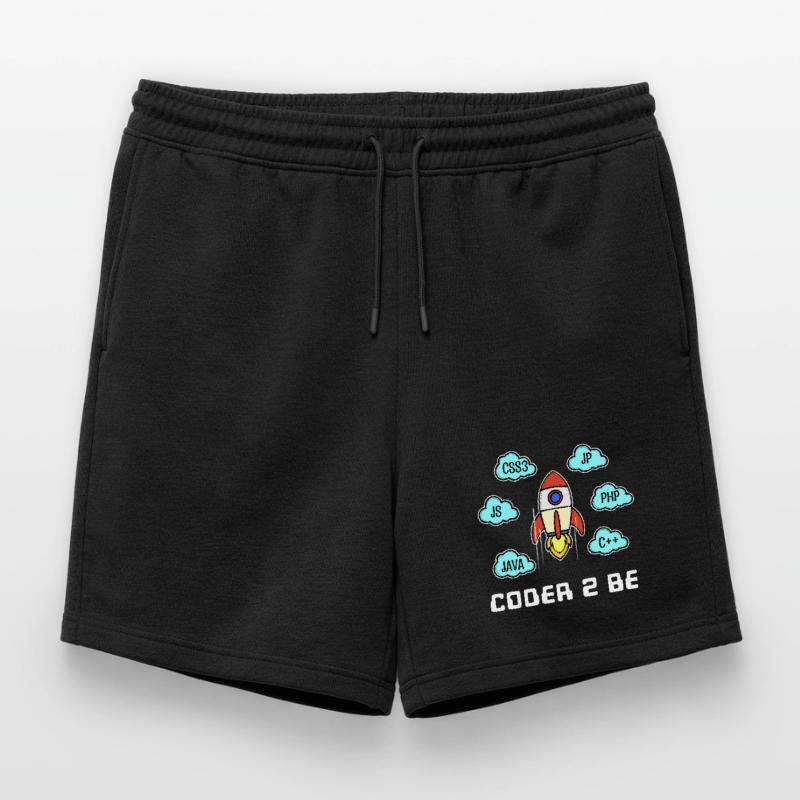 Developer Statement Css Php Java C++ Programmer Mens' Premium Organic Sweatshorts