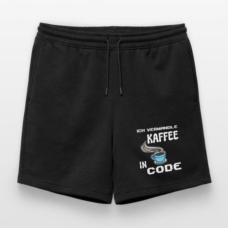 Developer Computerfreak Statement Coden Skripting Männer Premium Organic Sweatshorts