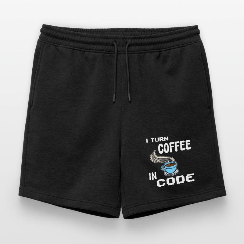 Developer Computerfreak Statement Programmierer Männer Premium Organic Sweatshorts