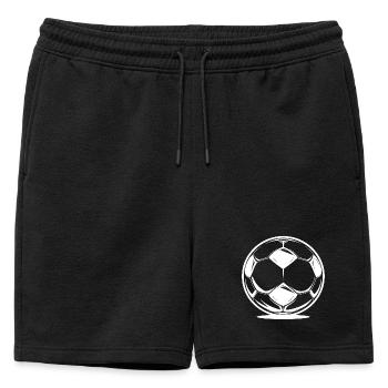 Football - Short de survêtement homme premium - noir - Devant - AI Model Male 178 light (178cm)