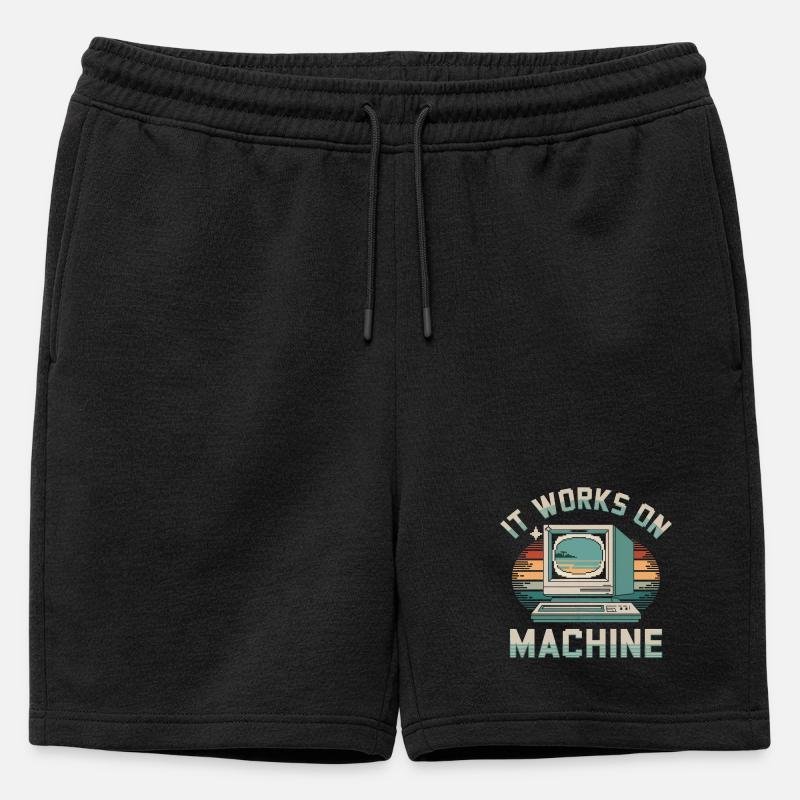 Programmierer Humor - Männer Premium Organic Sweatshorts - Schwarz