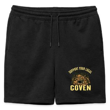 Idée de cadeau de sorcière, Coven de sorcières Sorcière Sœur Sorcière - Short de survêtement homme premium - noir - Devant - AI Model Male 178 light (178cm)