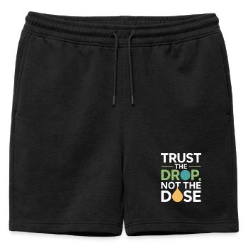 Spécialiste certifié en dilution clinique en vêtements - Short de survêtement homme premium - noir - Devant - AI Model Male 178 light (178cm)